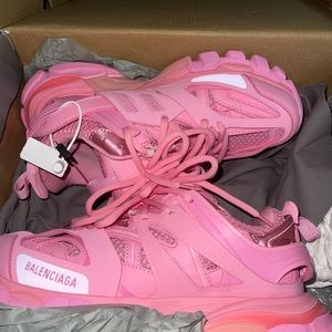 Pink Balenciaga track sneakers